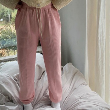 corduroy cozy joger pants (5 colors)