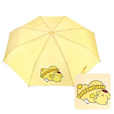 [산리오] 폼폼푸린 55 하트 3단 우산